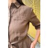 Dámské šaty MaxMara MMLTABELLA 2616221068650 hnědé
