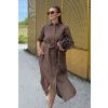Dámské šaty MaxMara MMLTABELLA 2616221068650 hnědé