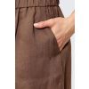 Dámské kalhoty MaxMara Studio MMLCANNETI 2616131028650 hnědé