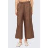 Dámské kalhoty MaxMara Studio MMLCANNETI 2616131028650 hnědé