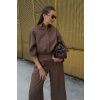 Dámská košile MaxMara MMLRITO 2616111038650 hnědá