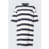 Dámské šaty MaxMara MMLMELA 2616621017650 modrobílé