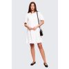 Dámské šaty MaxMara MMLONORE 2616621018650 bílé