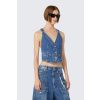 Dámský top MaxMara SPXDAMA 2612151012650 modrý