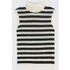 Dámský top BOSS Black Fipini 50544998 černobílý