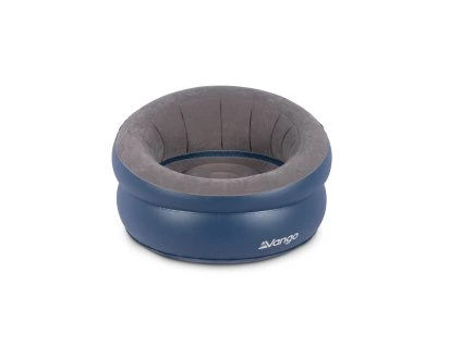 Donut Flocked Chair Blue 03