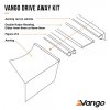 463 2 driveaway kit for 6mm 6mm rails 3m set no colour