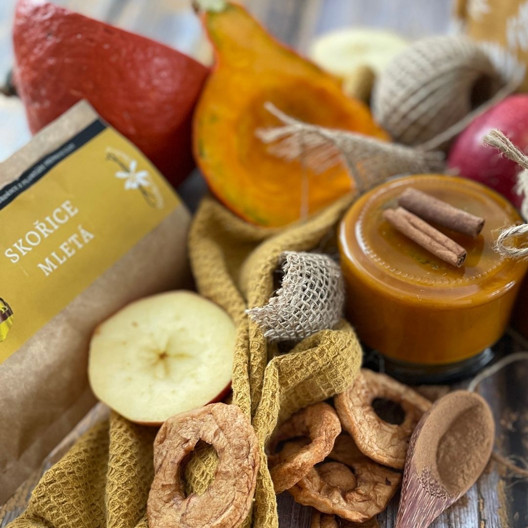 Jablečno - dýňová přesnídávka s cejlonskou skořicí