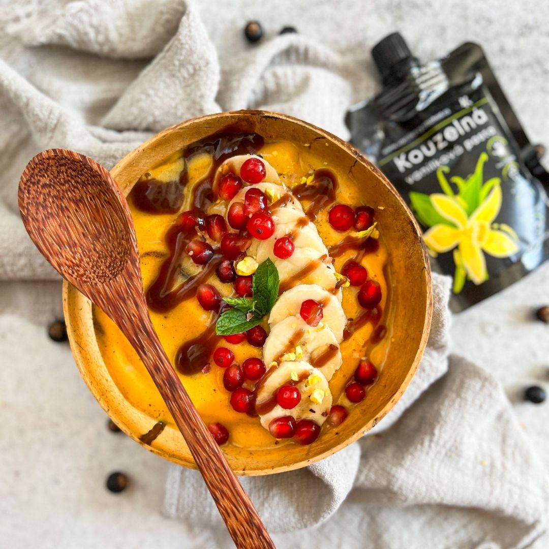 Mangové smoothie s vanilkou
