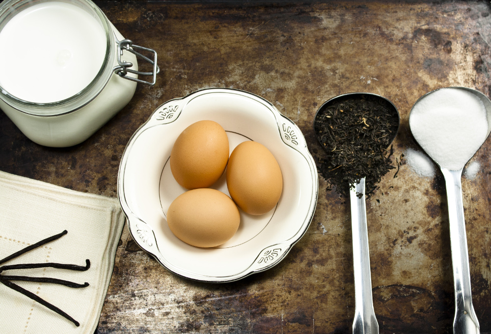 Božská zmrzlina s černým čajem a vanilkovou solí