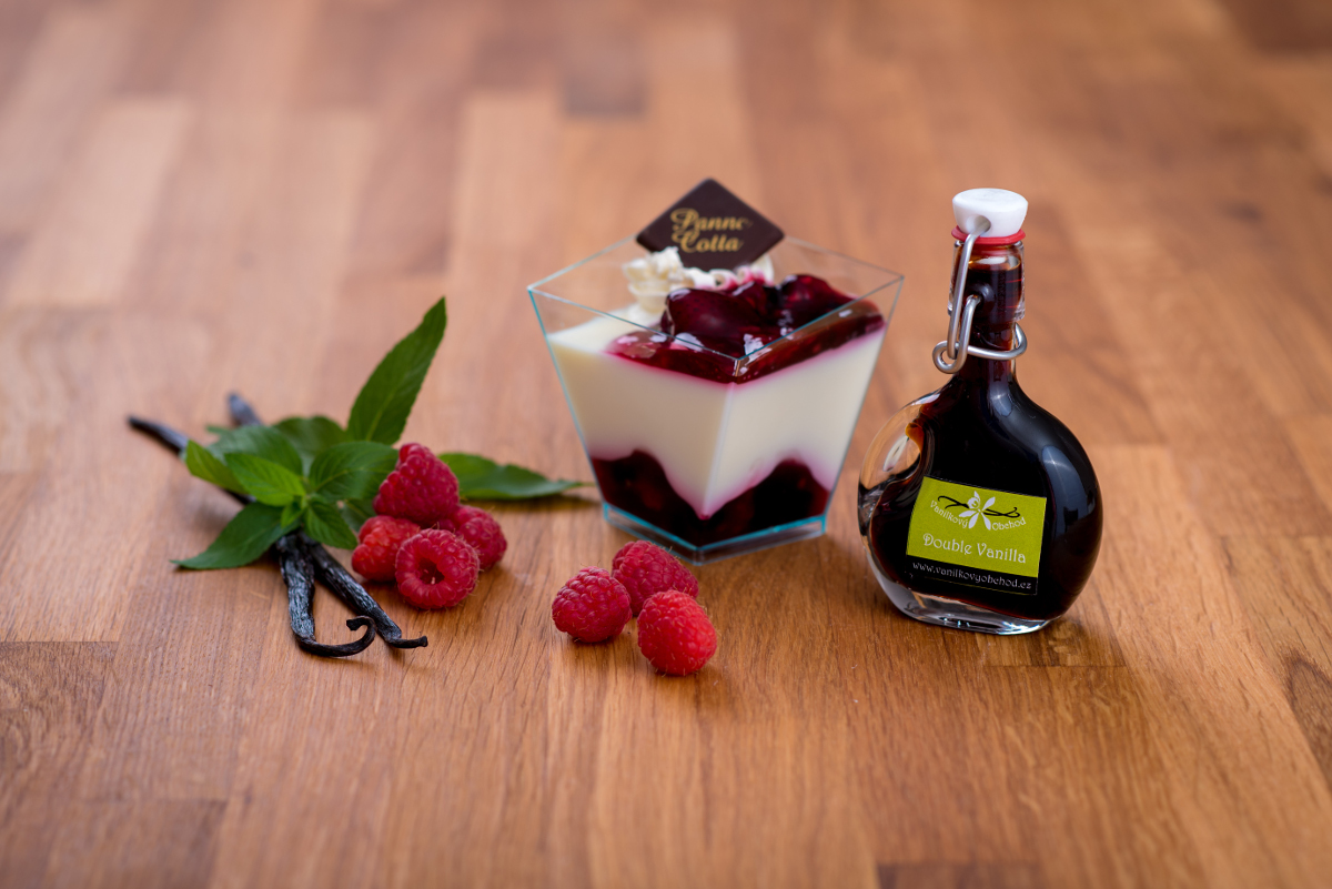 Vanilková panna cotta