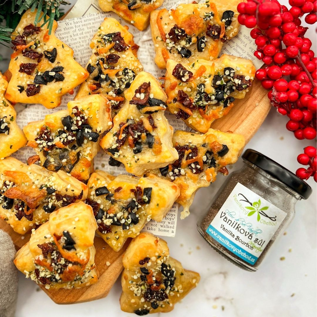 Tvarohové jednohubky s olivami