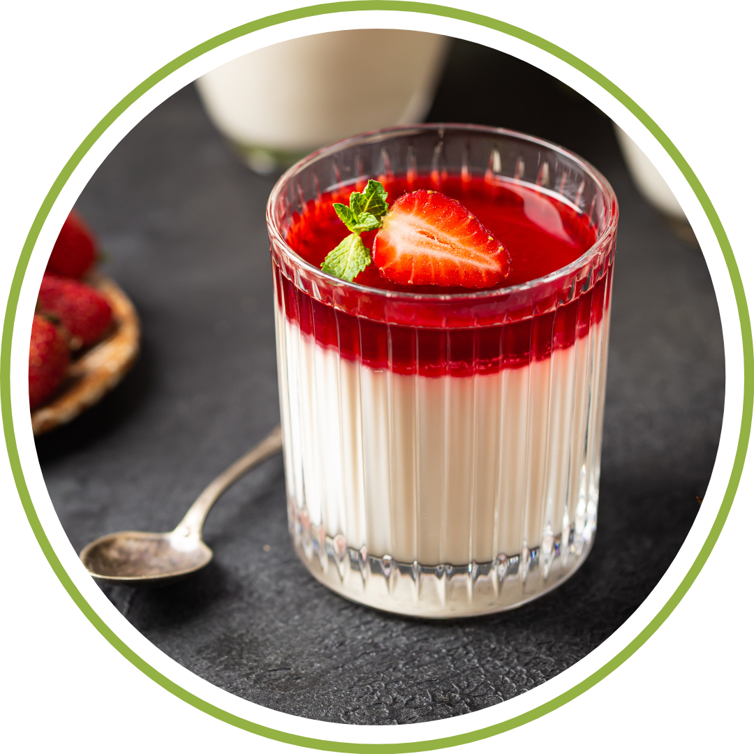 Vanilková panna cotta