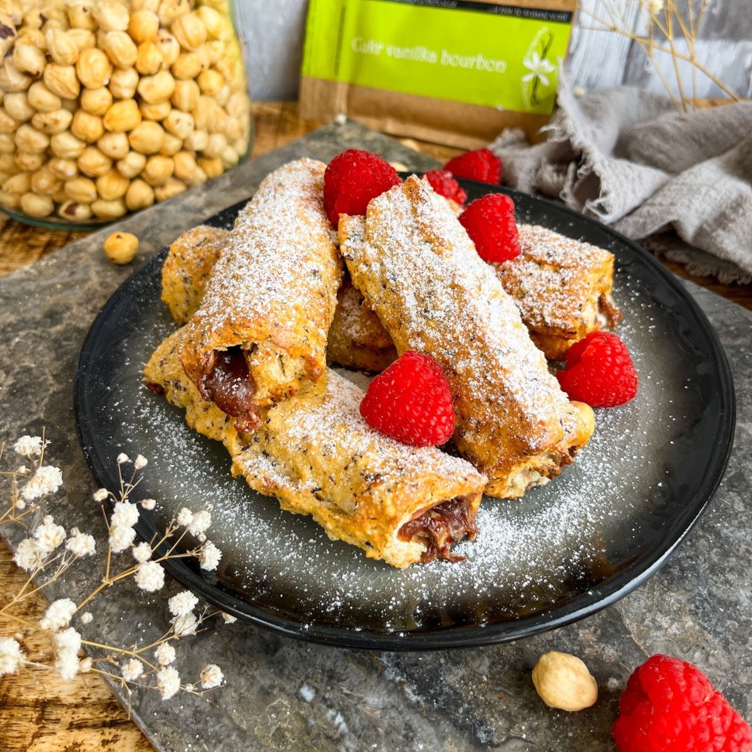 Čokorolky s vanilkovým cukrem