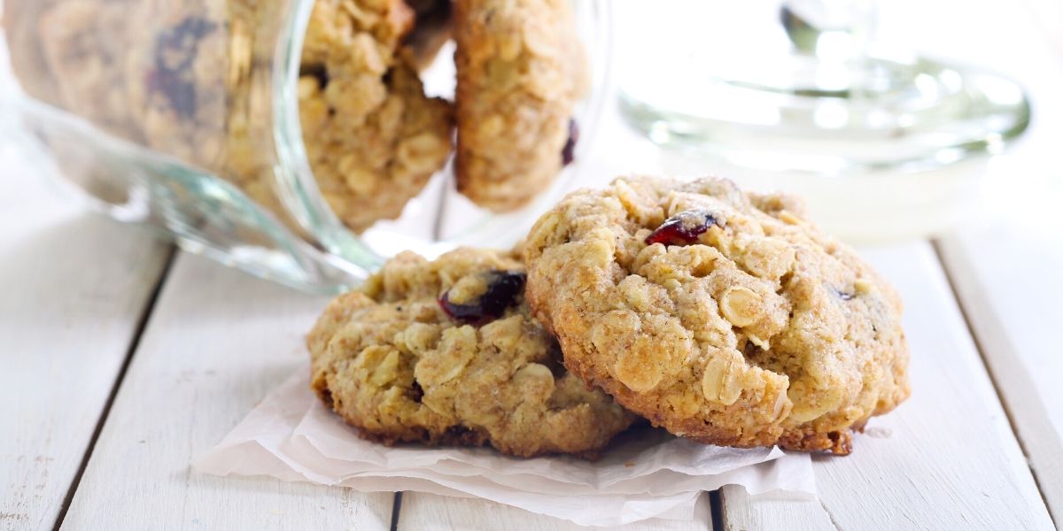 Vanilkové sušenky s vločkami, cuketou a mrkví