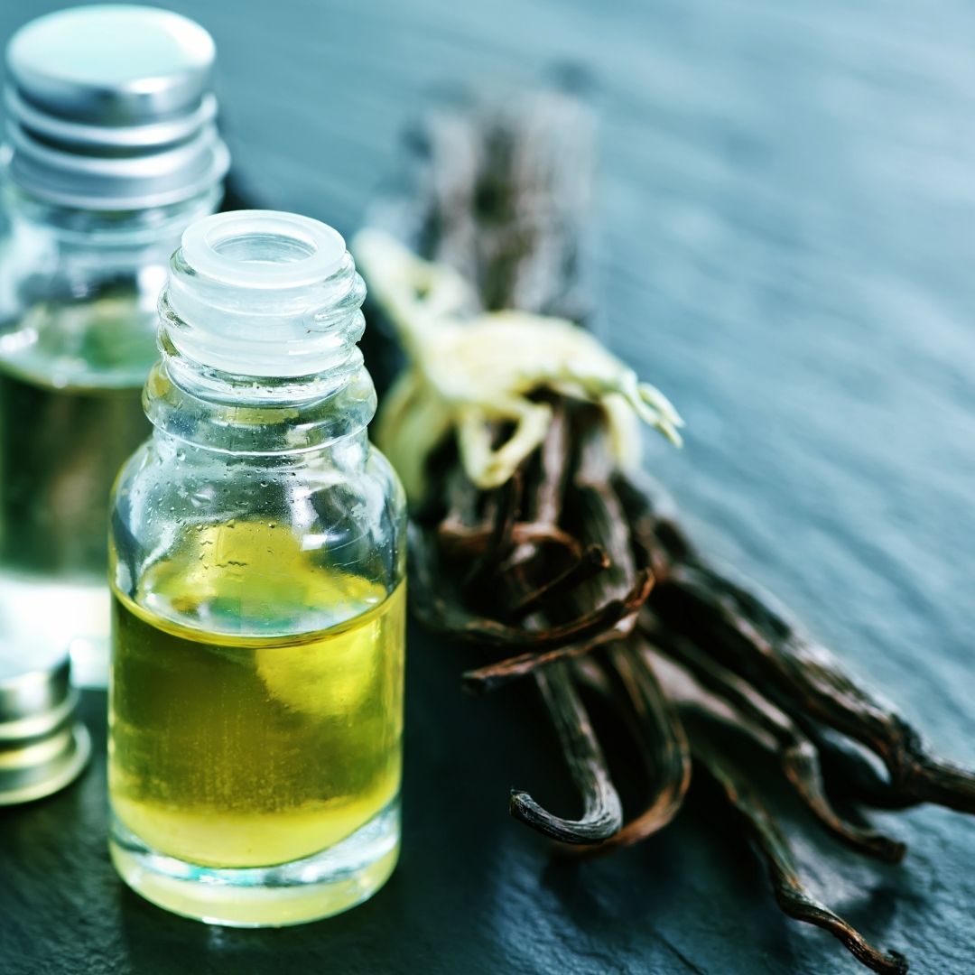 Vanilkový olej z mleté vanilky