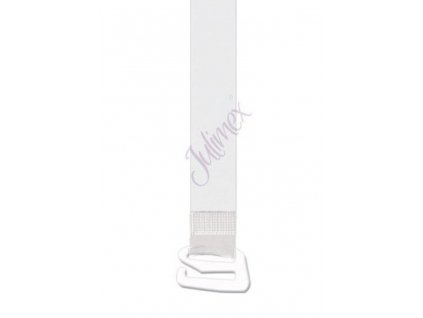 Silikonová ramínka Julimex RT-103 14mm bílý kov