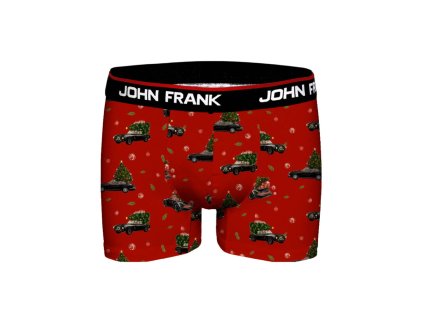 Pánské boxerky John Frank JFBD53-CH-XMAS CAR