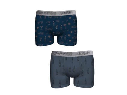 Pánské boxerky John Frank JF2BEF40 2PACK