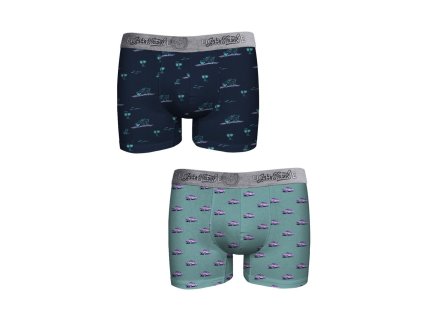 Pánské boxerky John Frank JF2BEF38 2pack