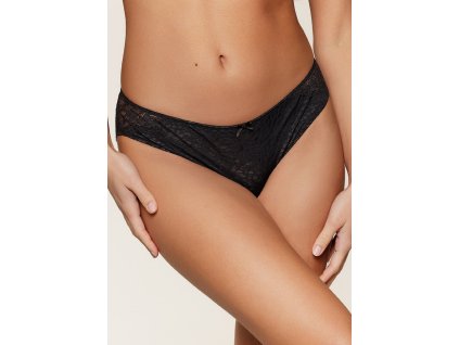 Dámské kalhotky LingaDore 1400B-3 Black/Nude (Velikost L, Barva Černá)