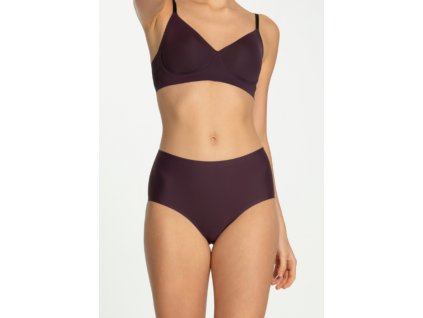 Dámské kalhotky Julimex Simple maxi (Velikost L, Barva Švestková)