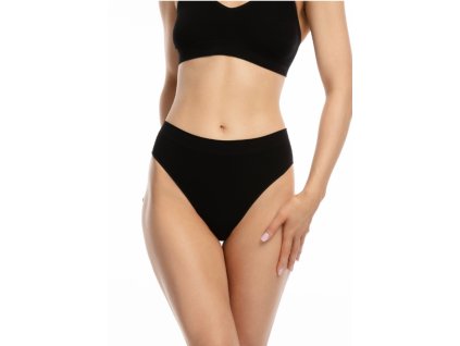 Dámské kalhotky Julimex Bamboo bikini (Velikost L, Barva Černá)