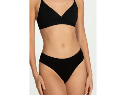 Dámské kalhotky Julimex Bamboo classic (Velikost L, Barva Černá)