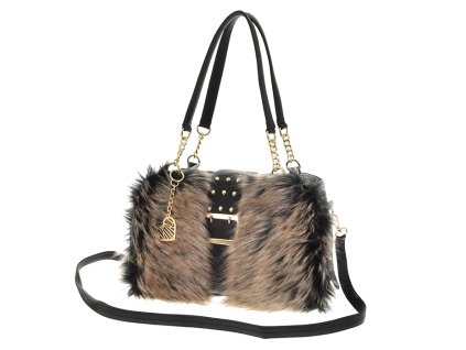 Laura Biaggi AB936 černáhnědá kožešina