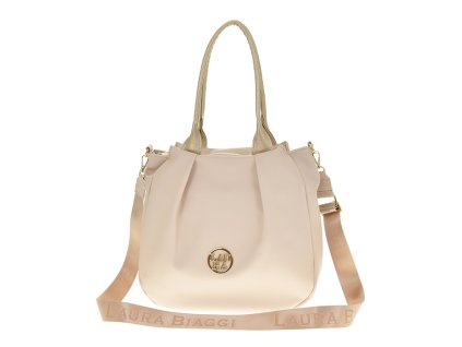 Laura Biaggi LA1142 světle béžová zlatá matná