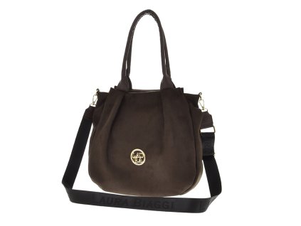 Laura Biaggi LA1142 čokoládový semiš