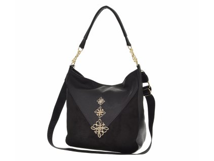 Laura Biaggi L325194 černá mat semiš