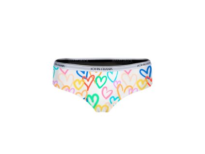Dámské kalhotky John Frank WJFD-H57-HEARTS (Velikost L, Barva Dle obrázku)
