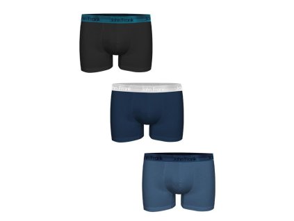 Pánské boxerky John Frank JF3BPB01 3PACK (Velikost L, Barva Mix)