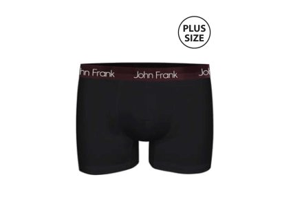Pánské boxerky John Frank JFBPBPLS200 (Velikost 3XL, Barva Černá)