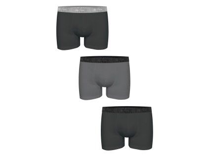 Pánské boxerky John Frank JF3BBLK03 3PACK (Velikost L, Barva Dle obrázku)