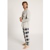 Pánské pyžamo Muydemi 13011037 (Velikost 2XL, Barva Sv. šedá)