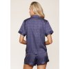 Dámské pyžamo LingaDore 5509 (Velikost L, Barva Tm. modrá)