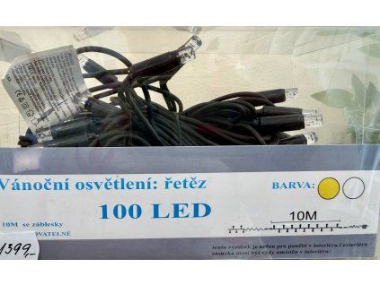 Světelný řetěz 100 LED 10 m