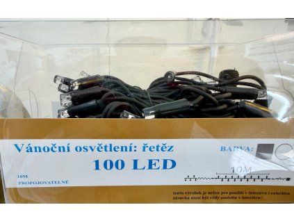Světelní řetěz 100 LED 10 m