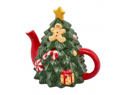 Vianočná čajová kanvica Stromček 20 cm