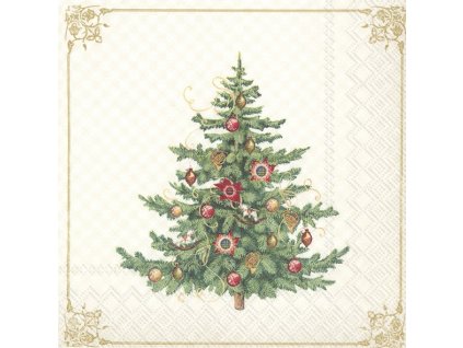 Vianočné papierové obrúsky Stromček 20 ks