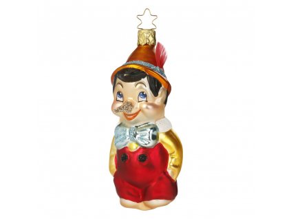 Sběratelská skleněná ozdoba na stromeček Pinocchio