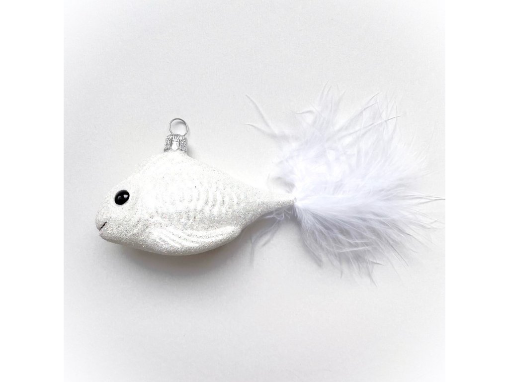 Ryba závojnatka bílá. Vánoční ozdoby Horní Bradlo