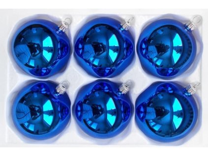6220 vanocni ozdoba koule leskly kobalt