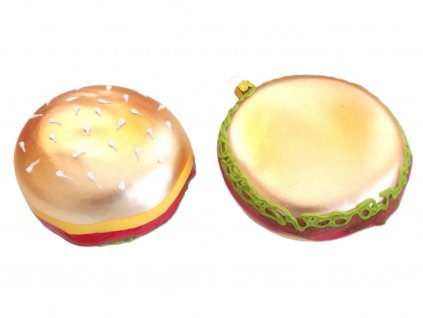 vanocni ozdoba hamburger