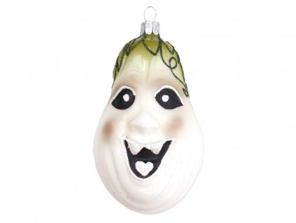 vanocni ozdoba bila dyne helloween