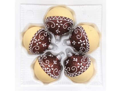 Vánoční koule vanilka