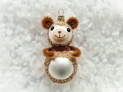 Vánoční ozdoba Medvídek hnědý