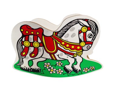 Houpací kůň Královský Bělouš